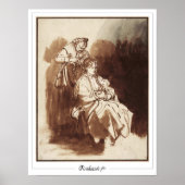 Rembrandt van Rijn Zedign Art Poster #157 (Vorne)