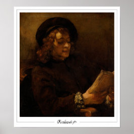 Rembrandt van Rijn Zedign Art Poster #2