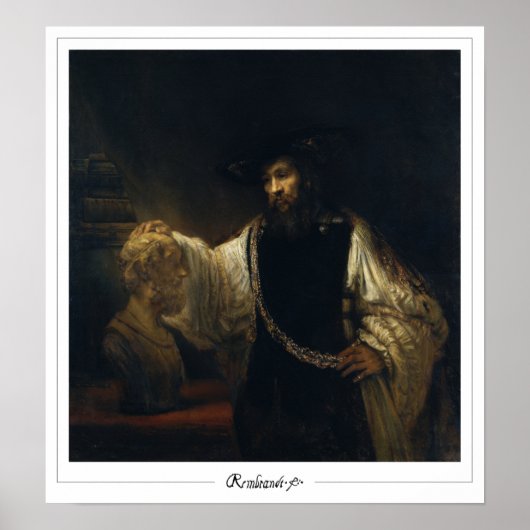 Rembrandt van Rijn Zedign Art Poster #21 (Vorne)