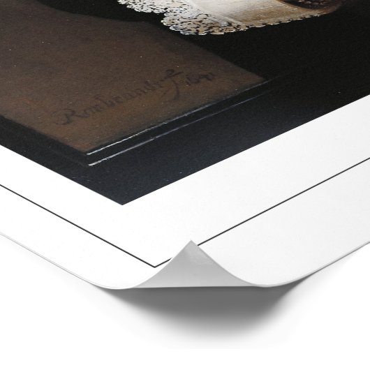 Rembrandt van Rijn Zedign Art Poster #212 (Ecke)