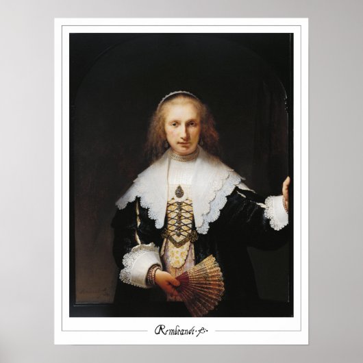 Rembrandt van Rijn Zedign Art Poster #212 (Vorne)