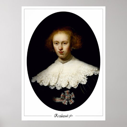 Rembrandt van Rijn Zedign Art Poster #252 (Vorne)
