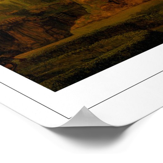 Rembrandt van Rijn Zedign Art Poster #32 (Ecke)