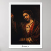 Rembrandt van Rijn Zedign Art Poster #329 (Vorne)