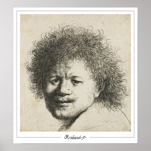 Rembrandt van Rijn Zedign Art Poster #363 (Vorne)