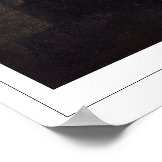 Rembrandt van Rijn Zedign Art Poster #4 (Ecke)