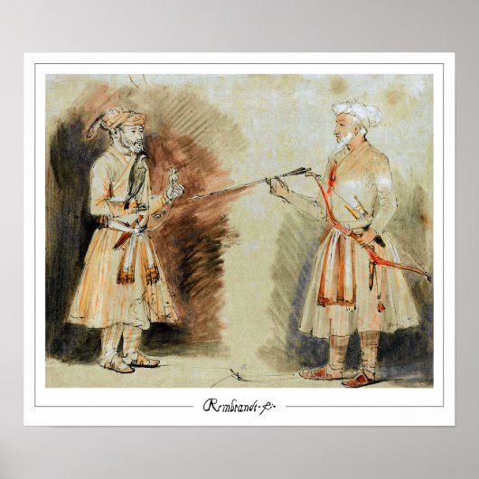 Rembrandt van Rijn Zedign Art Poster #436 (Vorne)