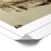 Rembrandt van Rijn Zedign Art Poster #443 (Ecke)