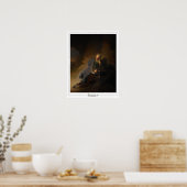 Rembrandt van Rijn Zedign Art Poster #609 (Küche)