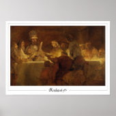 Rembrandt van Rijn Zedign Art Poster #615 (Vorne)
