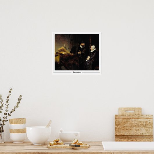 Rembrandt van Rijn Zedign Art Poster #669 (Küche)