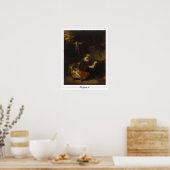 Rembrandt van Rijn Zedign Art Poster #672 (Küche)