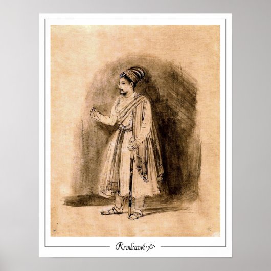 Rembrandt van Rijn Zedign Art Poster #681 (Vorne)