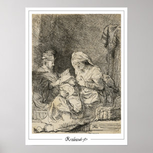 Rembrandt van Rijn Zedign Kunstposter #235 Poster