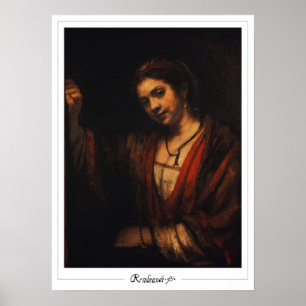 Rembrandt van Rijn Zedign Kunstposter #329 Poster
