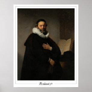 Rembrandt van Rijn Zedign Kunstposter #337 Poster