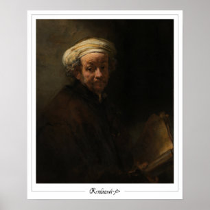 Rembrandt van Rijn Zedign Kunstposter #373 Poster