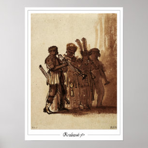 Rembrandt van Rijn Zedign Kunstposter #533 Poster
