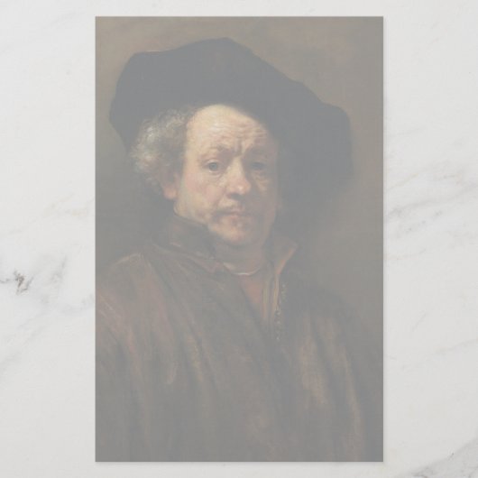 Rembrandt van Rijns Selbstportrait Kunst Briefpapier (Vorderseite)
