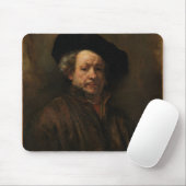 Rembrandt van Rijns Selbstportrait Kunst Mousepad (Mit Mouse)