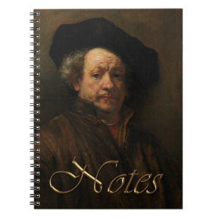 Rembrandt van Rijns Selbstportrait Kunst Notizblock