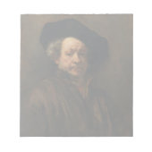 Rembrandt van Rijns Selbstportrait Kunst Notizblock (Vorderseite)