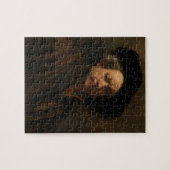 Rembrandt van Rijns Selbstportrait Kunst Puzzle (Horizontal)