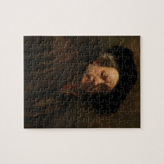 Rembrandt van Rijns Selbstportrait Kunst Puzzle (Horizontal)