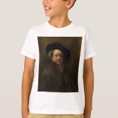 Rembrandt van Rijns Selbstportrait Kunst T-Shirt (Vorderseite)