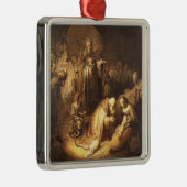 Rembrandt-Verehrung der Weise-Weihnachtsverzierung Ornament Aus Metall (Rechts)