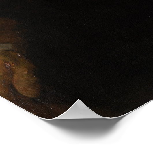 Rembrandt - White-Hair Man Poster (Ecke)