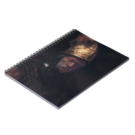 Rembrandt's Man in einem goldenen Helm Notizblock (Linke Seite)