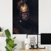 Rembrandt's Man in einem goldenen Helm Poster (Heimbüro)