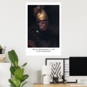 Rembrandt's Man in einem goldenen Helm Poster (Heimbüro)