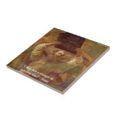 Rembrandts Mose & Bibelangebot Fliese (Seite)