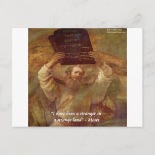 Rembrandts Mose & Bibelangebot Postkarte