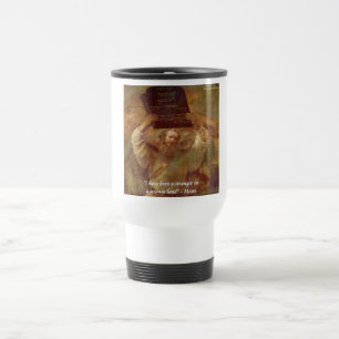 Rembrandts Moses & Bibelzitat Reisebecher