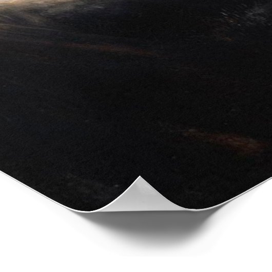 Rembrandts Sturm am Meer von Galiläa Poster (Ecke)