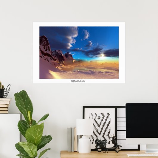 REMEDIAL BLUE POSTER (Heimbüro)