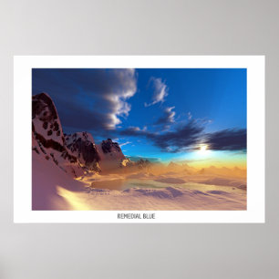 REMEDIAL BLUE POSTER