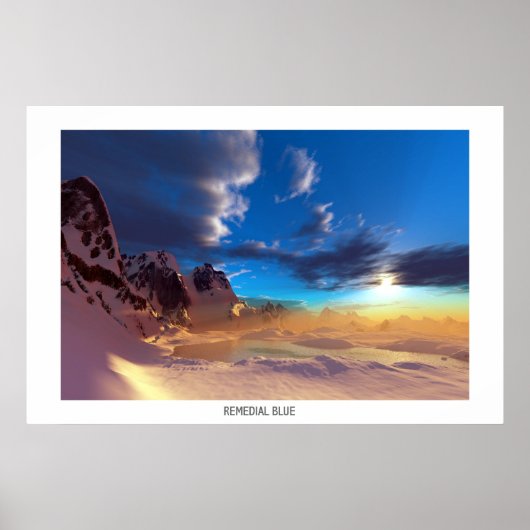 REMEDIAL BLUE POSTER (Vorne)