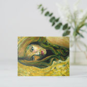 "Remedios la Bella" Acrylmalerei - Postkarte (Stehend Vorderseite)