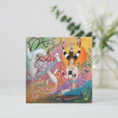 Remedy Whimsical Art Geburtstagskarte (Stehend Vorderseite)