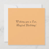 Remedy Whimsical Art Geburtstagskarte (Rückseite)