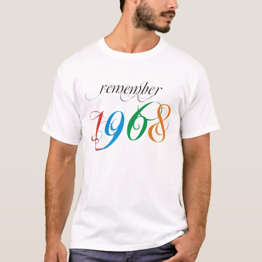 remember 1968 T-Shirt (Vorderseite)