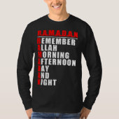 Remember Allah  Ramadan Kareem  Ramadan Mubarak Mo T-Shirt (Vorderseite)
