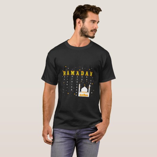 Remember Allah Ramadan Mubarak Kareem  T-Shirt (Vorne ganz)