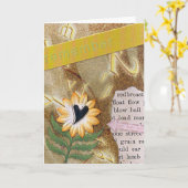 Remember ATC reproduction art Karte (Gelbe Blume)