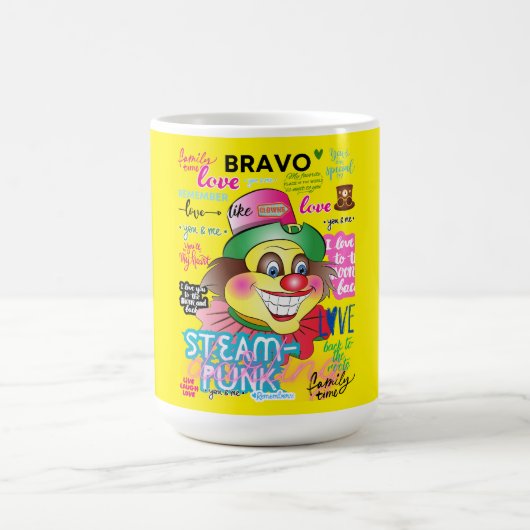 REMEMBER CLOWNS KAFFEETASSE (Mittel)