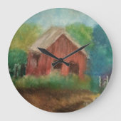 Remember days of past große wanduhr (Vorderseite)